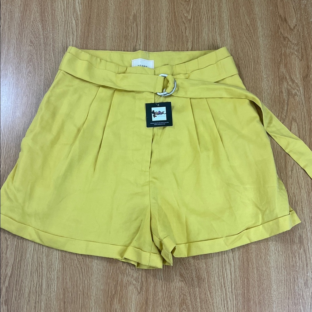 Vibrant Red High Waist Women's Shorts